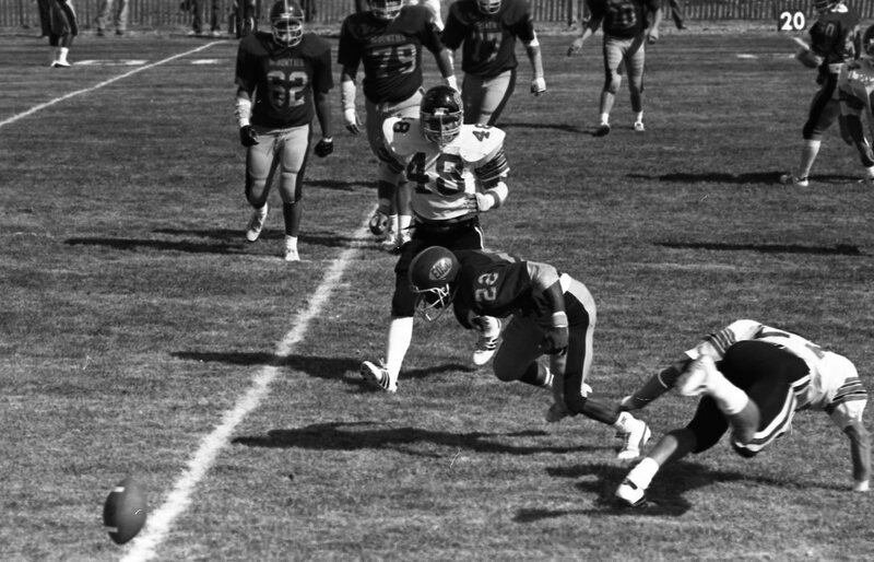 1982 Football, EOSC vs. Whitworth, September 22nd 20