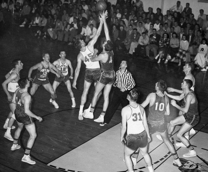 1955-56 Basketball Action 3