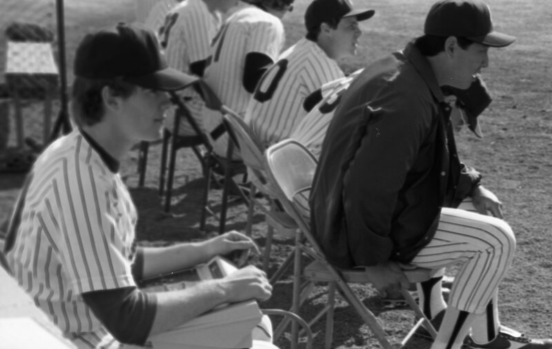 1985 Baseball Players, Dugout 03