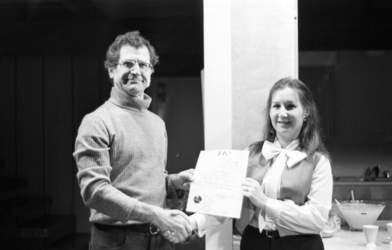 1978 Employees, Certificate Awarded to Sara Smilde 02