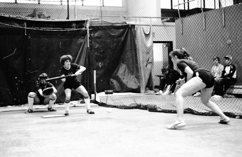 80's Softball Action, Indoors 05