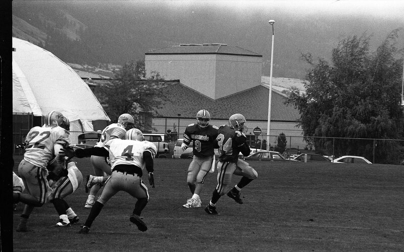 1991 Football Action, Western Oregon University at EOSC 09