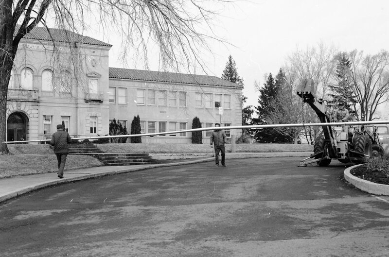 1983 Flag Pole Removal 06