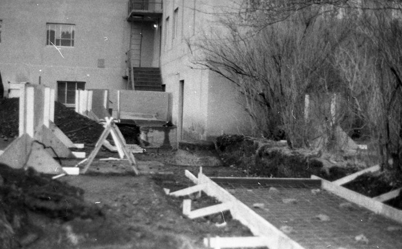 1980 Pierce Library Ramp Construction 03