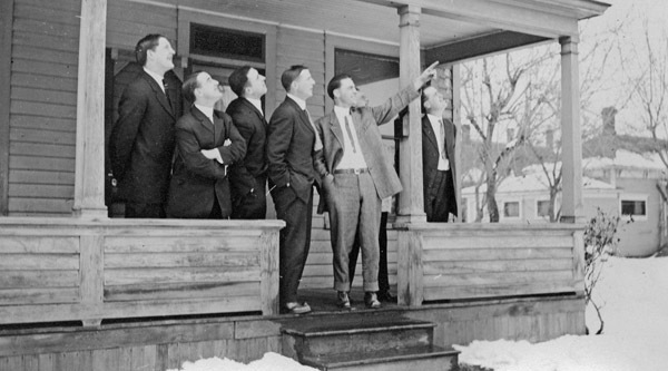 Reuter, Men on Porch 1