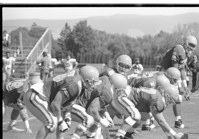 1991 Football, Alumni Game Action 07