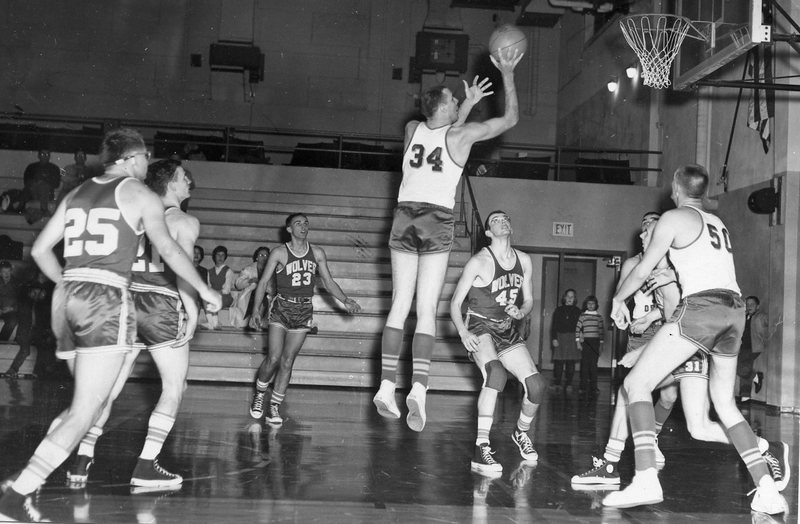 1964 Basketball Action 3