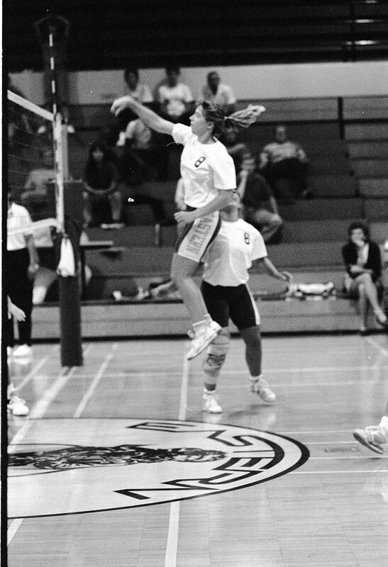 1991 Volleyball Action, Lewis & Clark at EOSC 06
