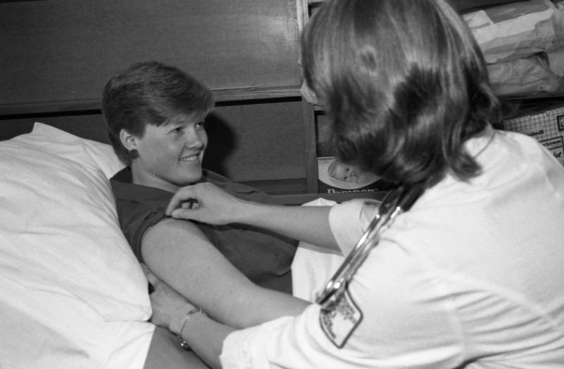 1986 Nursing Program, Blood Pressure Readings 01