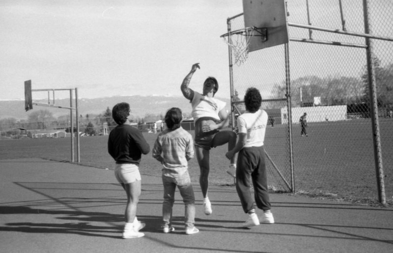 1986 Basketball Pick-up Game 01