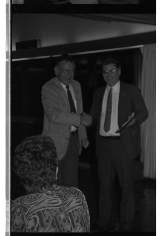 1988 Alumni Function, Award for George Fleshman 03