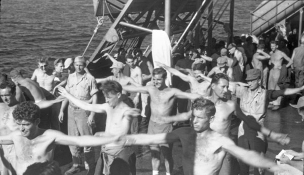 Liberty Ship, Morning Exercise
