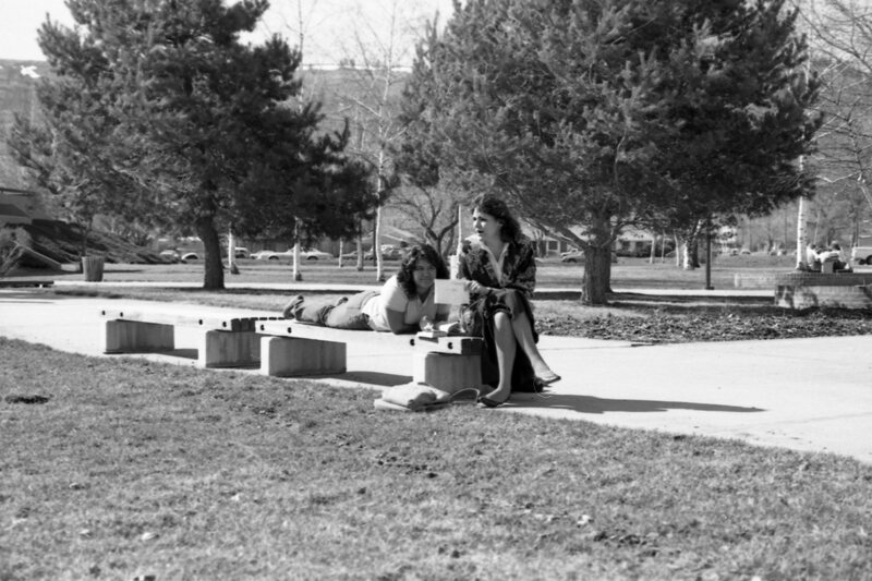 1986 Students, Outdoors in March 16