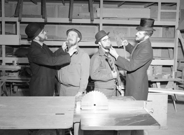 1959 Students, Centennial Beards 1-1