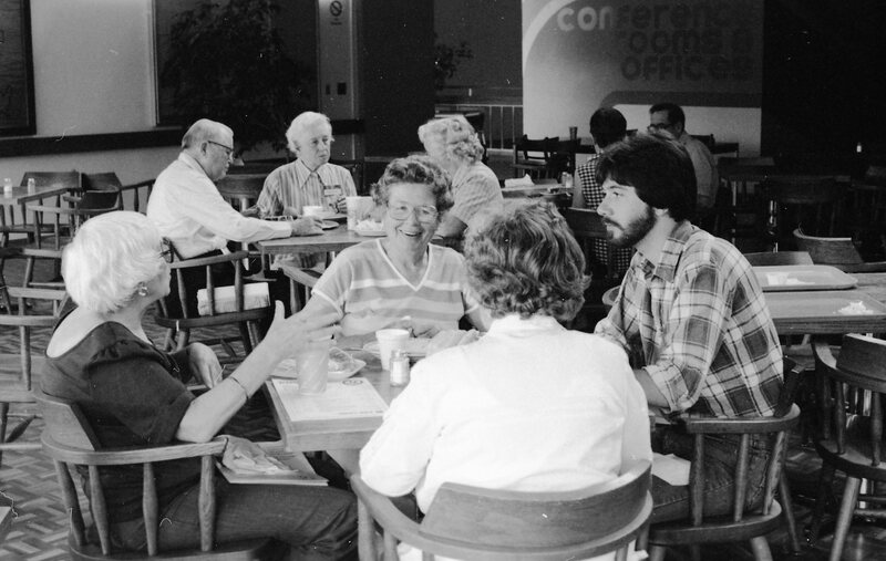 1982 Art Class, Hoke Hall Cafeteria 02