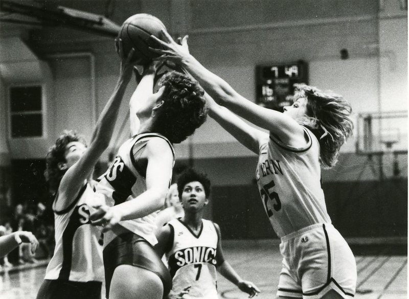 80's Women's Basketball Action 2