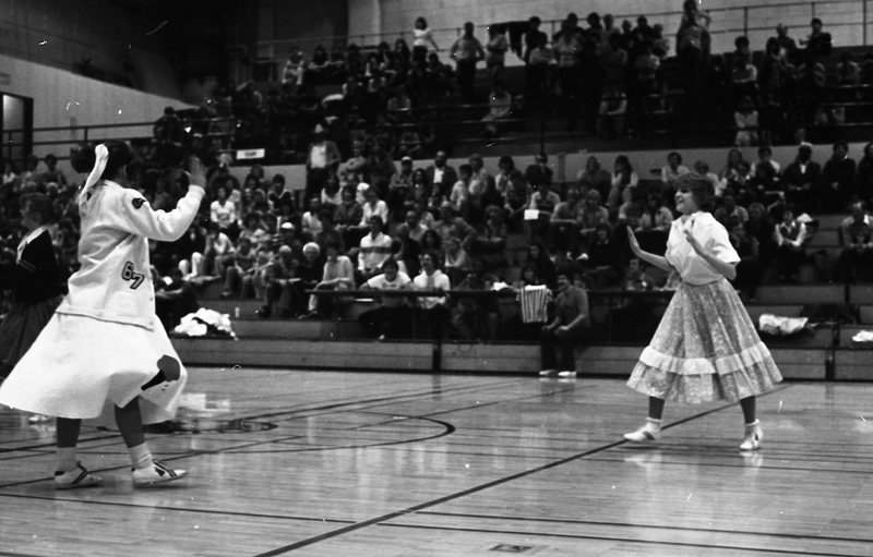 1982 High school Wapiti League Basketball Tournament,  Drill Team 03