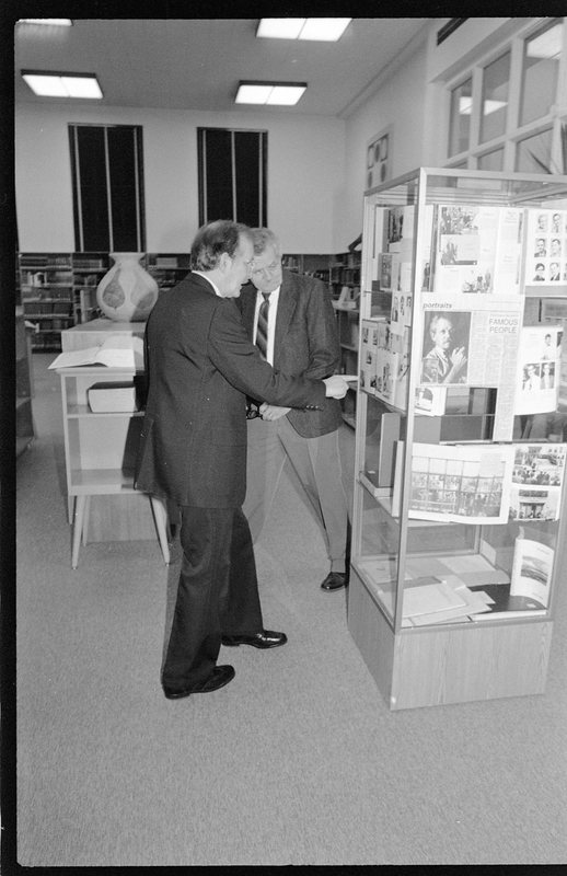 1991 Jack Evans, "Powerful Rockey" Book Signing Display 03