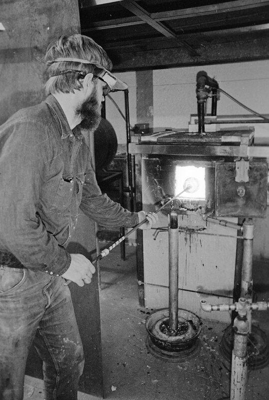 1974 Art, Glass Sculpting 11