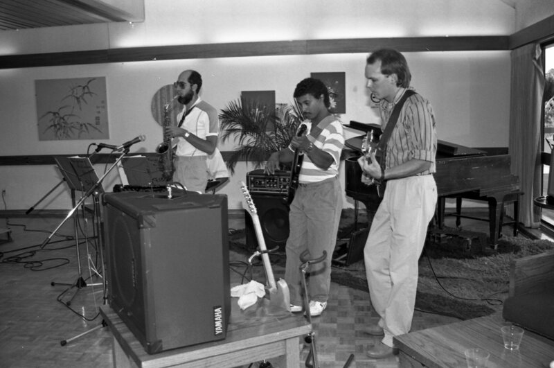 1988 Loso Hall, Groundbreaking Ceremony, Reception Band 05