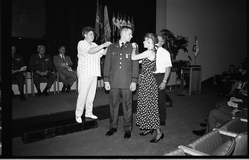 1991 ROTC Ceremony, Oath 09