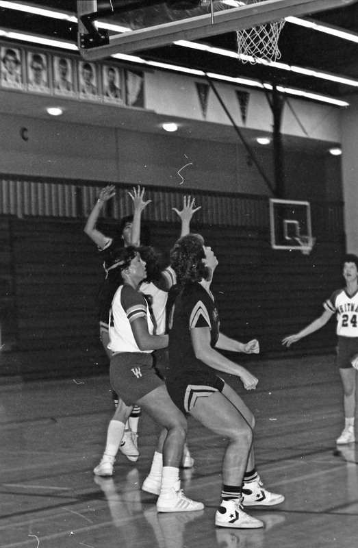 1984 Women's Basketball Action, EOSC vs. Whitman 12