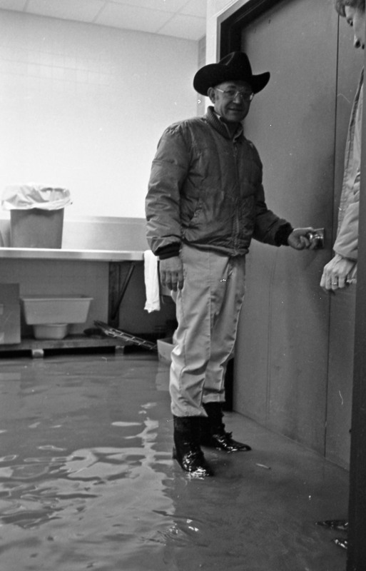 1978 Hoke Hall, Flood Damage to Kitchen 04