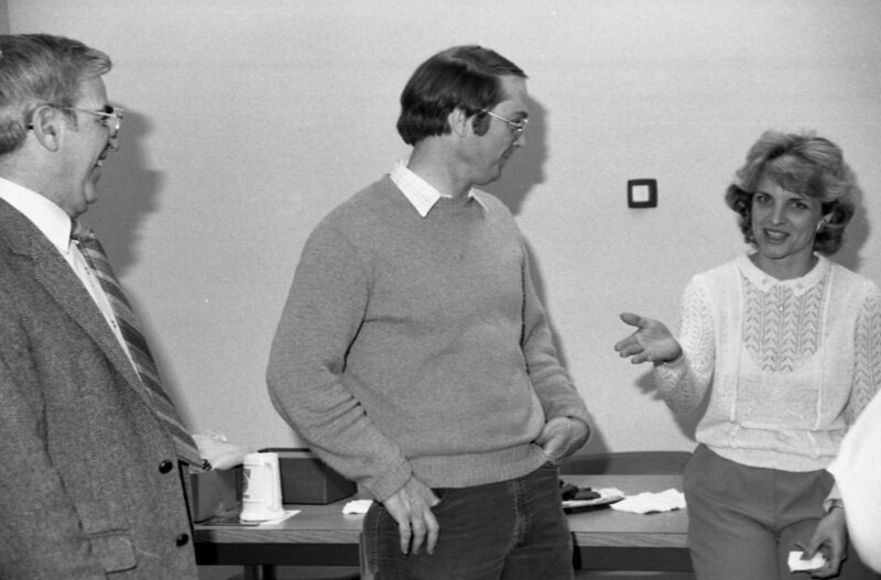 1986 Employee Party, Claudia Jensen Resigns 05