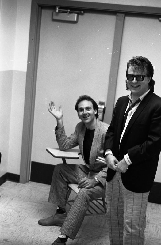 1985 Concert, Band Backstage 01