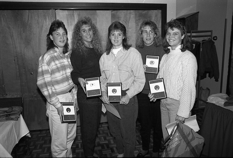 1991 Winter Sports Awards Banquet, Women's Sports 05