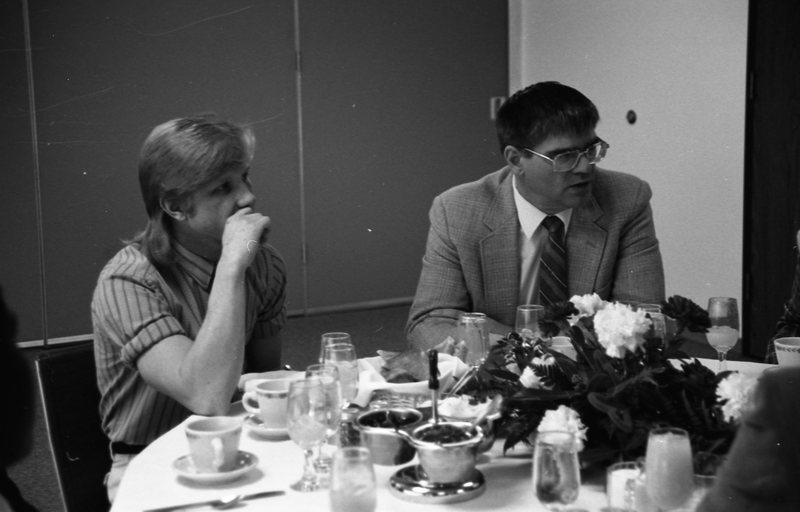 1986 Chancellor William "Bud" Davis Visit, Luncheon 01