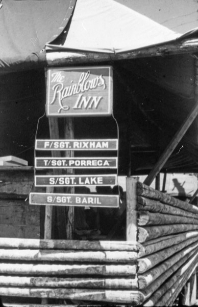 Dobodura Camp, Tent Sign