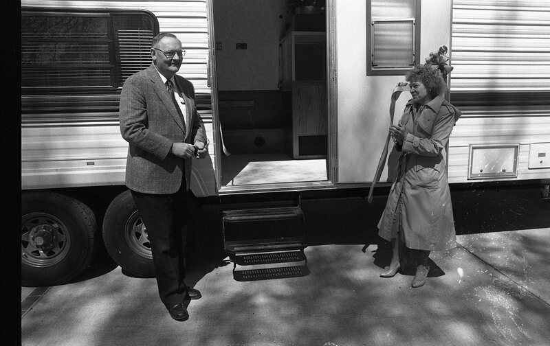 1991 Mobile Laboratory, Ribbon Cutting 15
