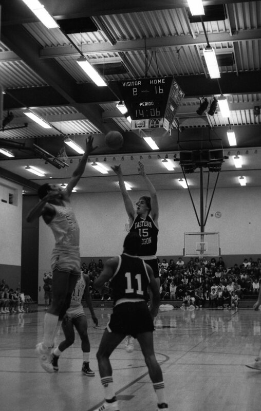 1986 Basketball Action , EOSC vs. OIT 12