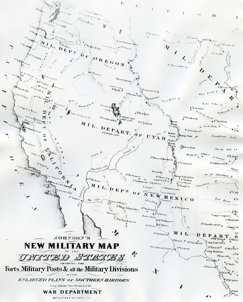 Map, Western U.S.