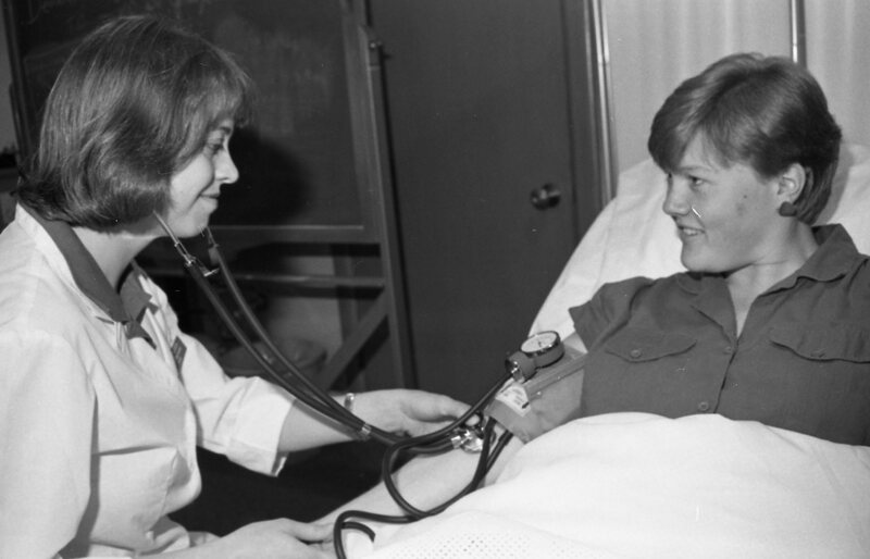 1986 Nursing Program, Blood Pressure Readings 05