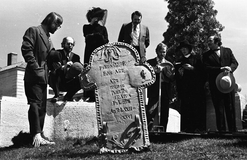 1974 Employees, Mock Funeral 05