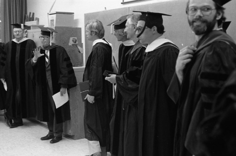 1981 Graduation, Faculty Prep 01