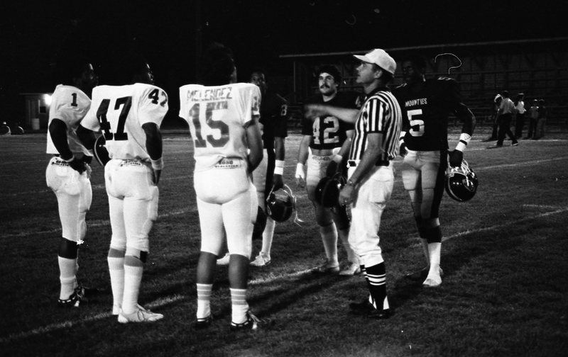 1981 Football, Alumni Game Coin Toss 01