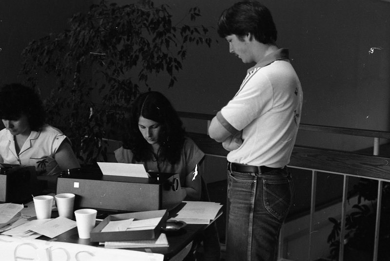 1981 Students, Typing 02