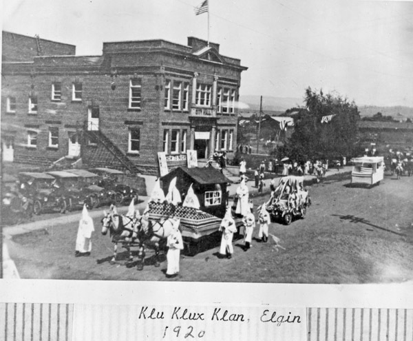 Elgin, Klu Klux Klan