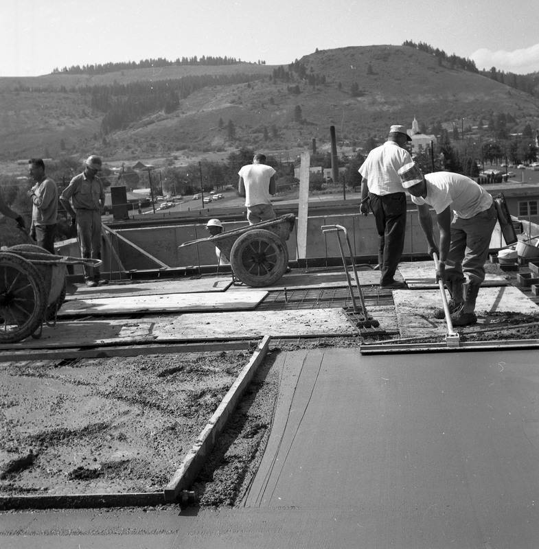 1971 Walter M. Pierce Library Remodel, Cement 18
