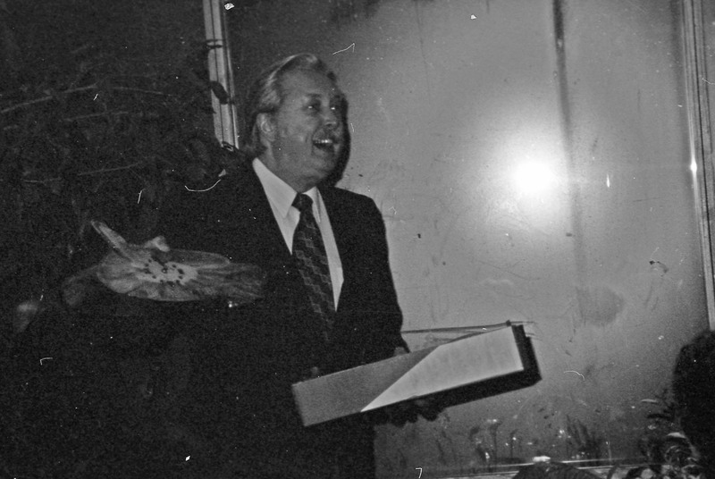 1985 Chancellor Visit, Dinner 02