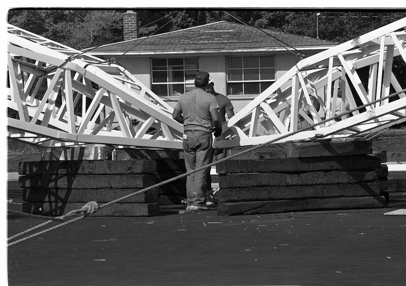 1988 Campus, Tennis Courts Construction 21