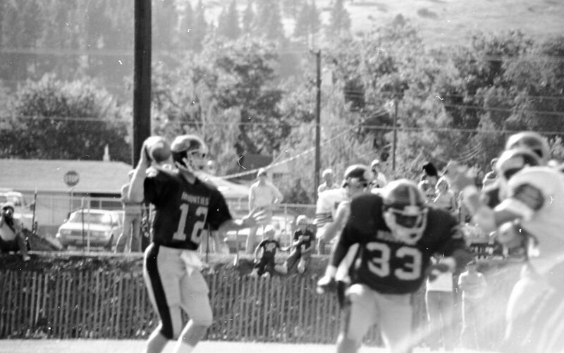 1982 Football, EOSC vs. Whitworth, September 22nd 23
