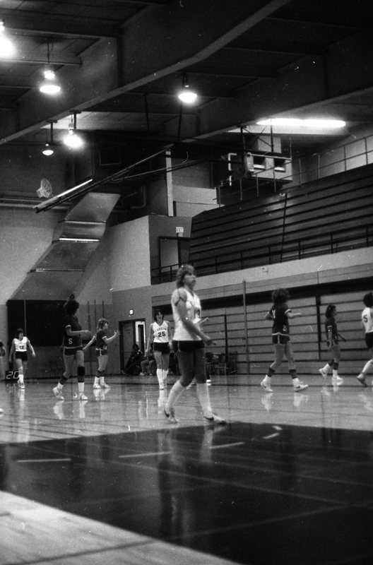 1981 Women's Basketball Action, January Home Game 12