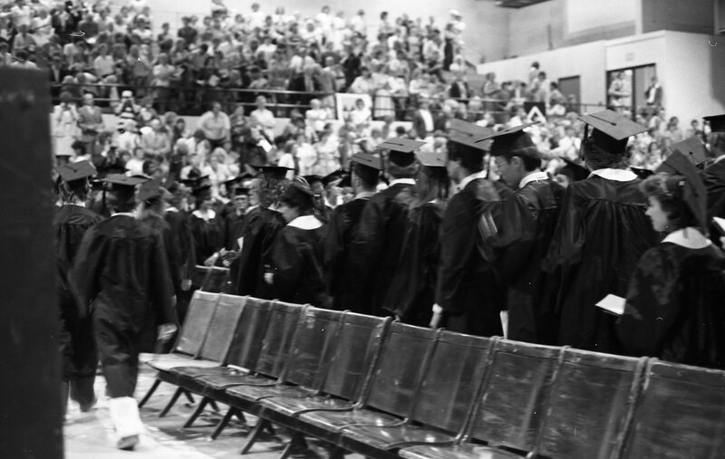 1984 Graduation, Graduates Walk 03