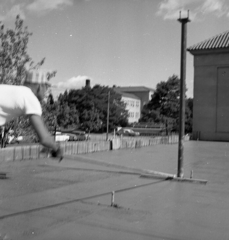 1971 Walter M. Pierce Library Remodel, Cement 22