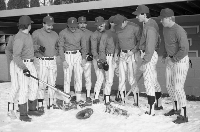 1988 Baseball Players in Snow 06