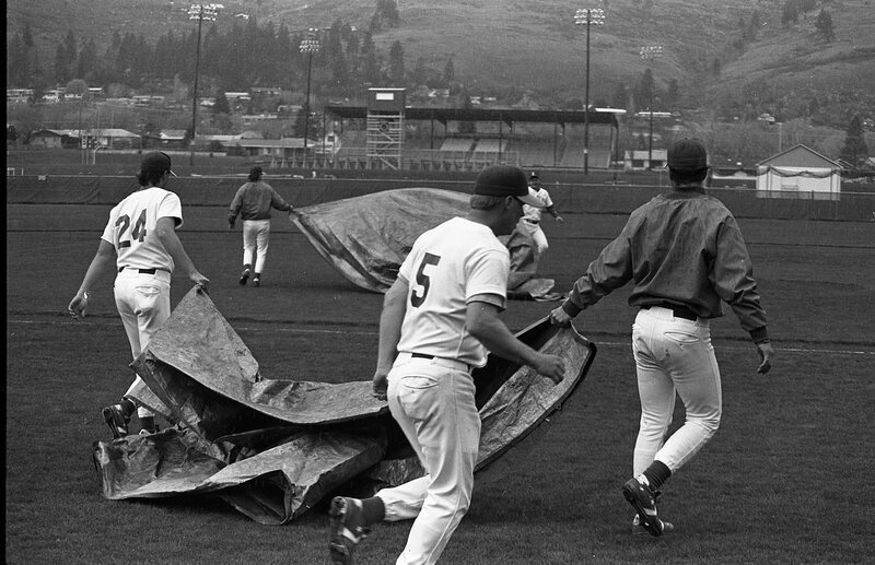 1991 Baseball Field, Tarps 02